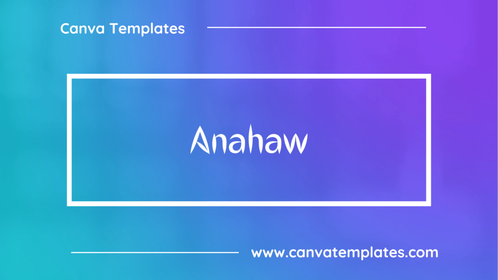 Anahaw