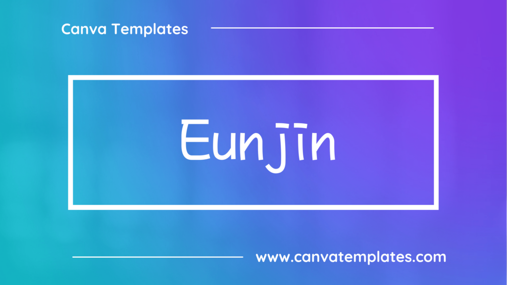 Eunjin