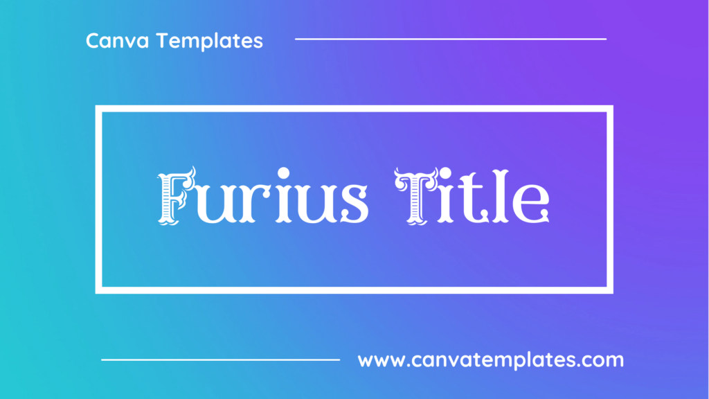 Furius Title