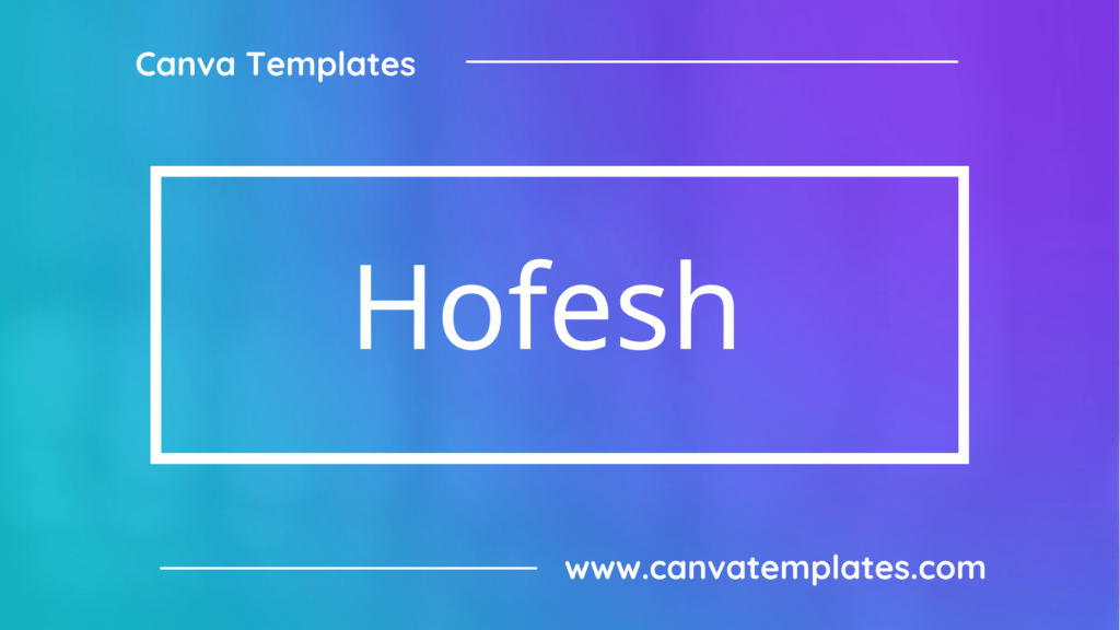 Hofesh
