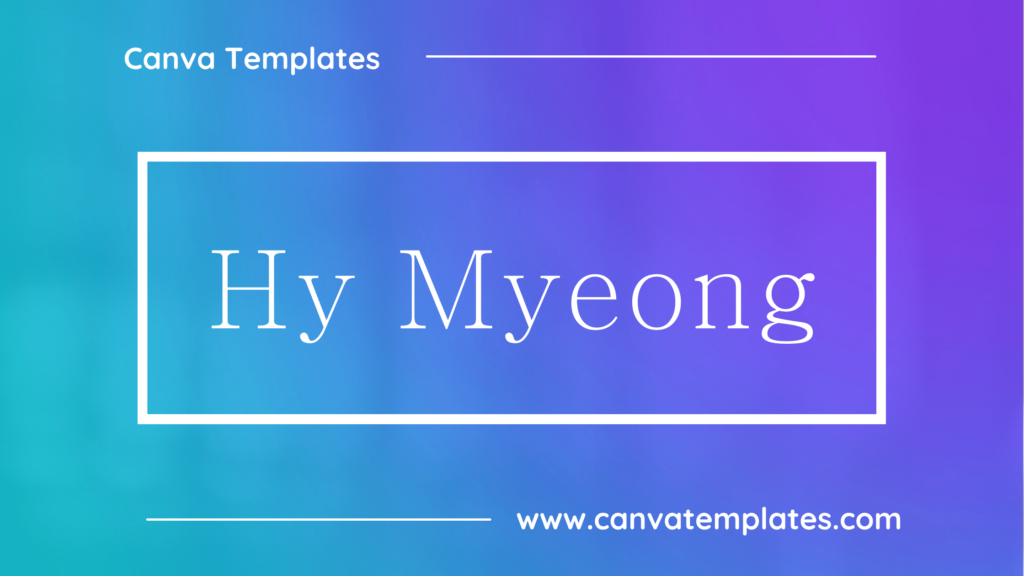 Hy Myeong