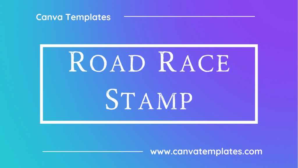 Road Race Stamp