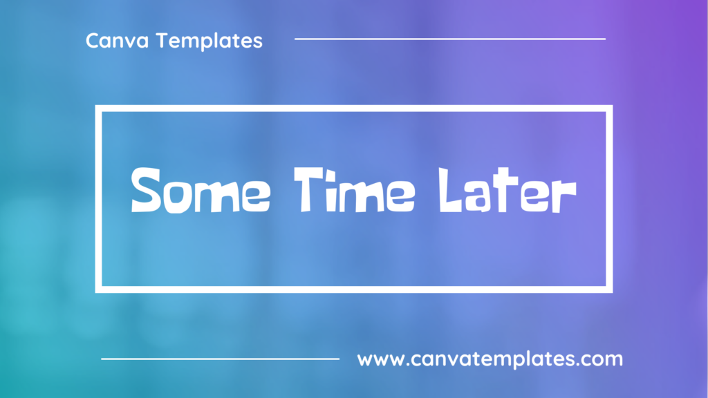 Some Time Later, Some Time Later font, spongebob font