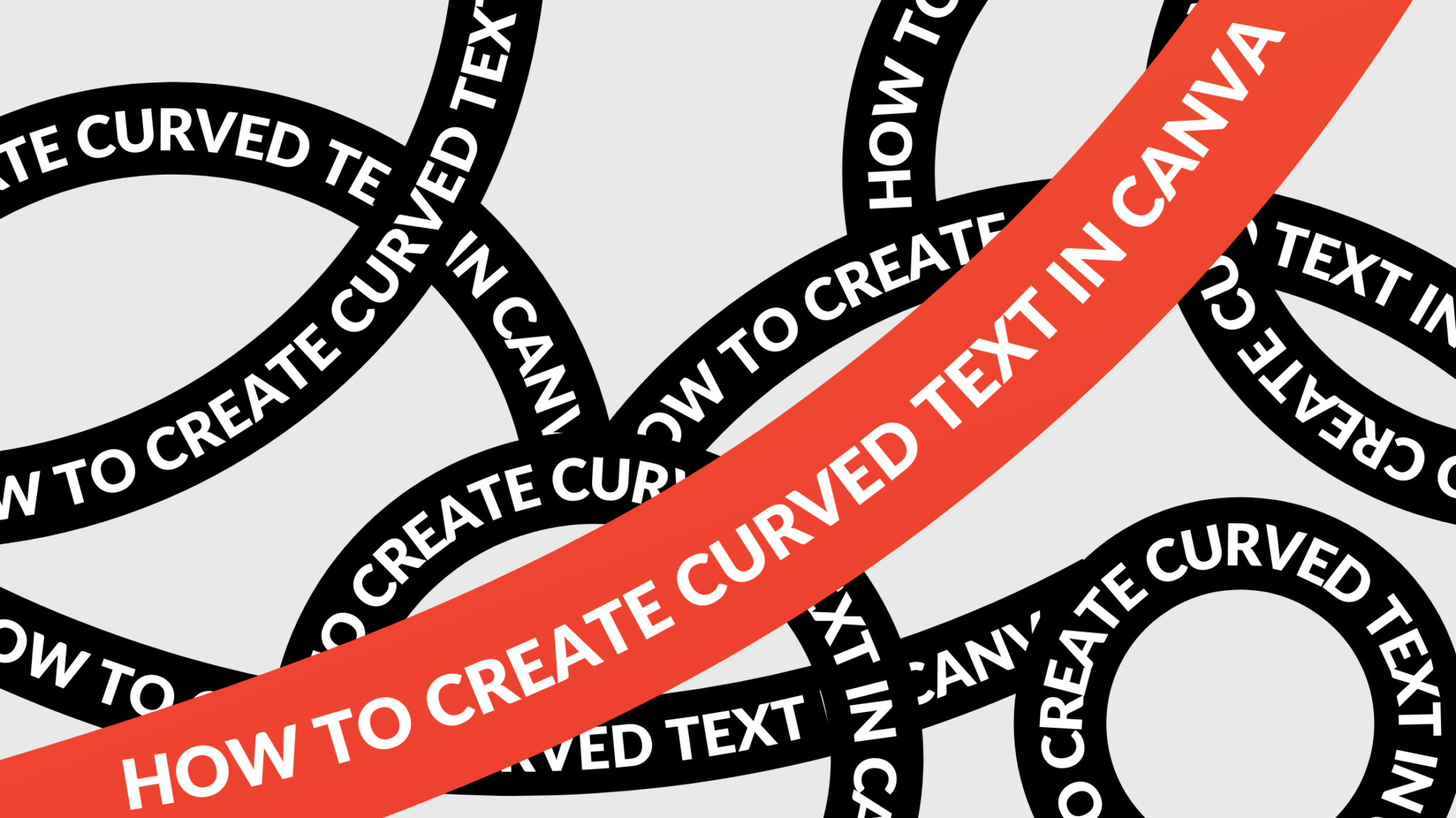 How to create curved text in canva template fonts