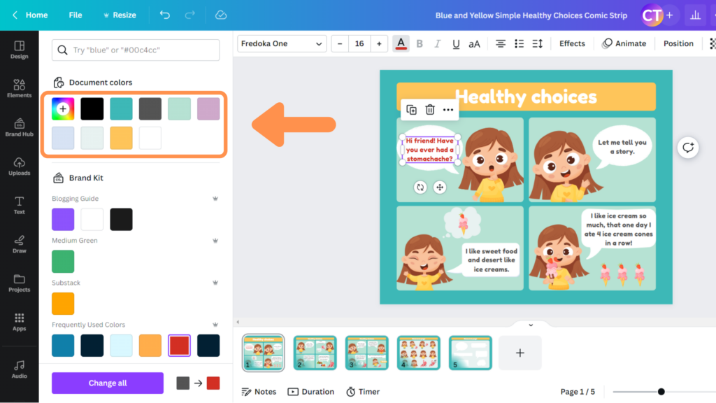 How to Create a Comic Strip in Canva
