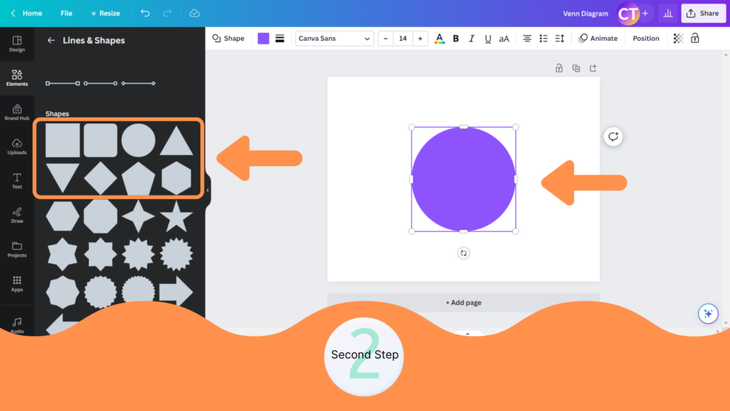How to Create a Venn Diagram in Canva