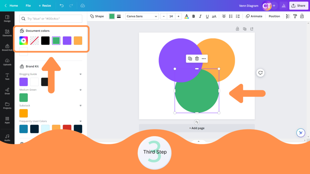 How to Create a Venn Diagram in Canva