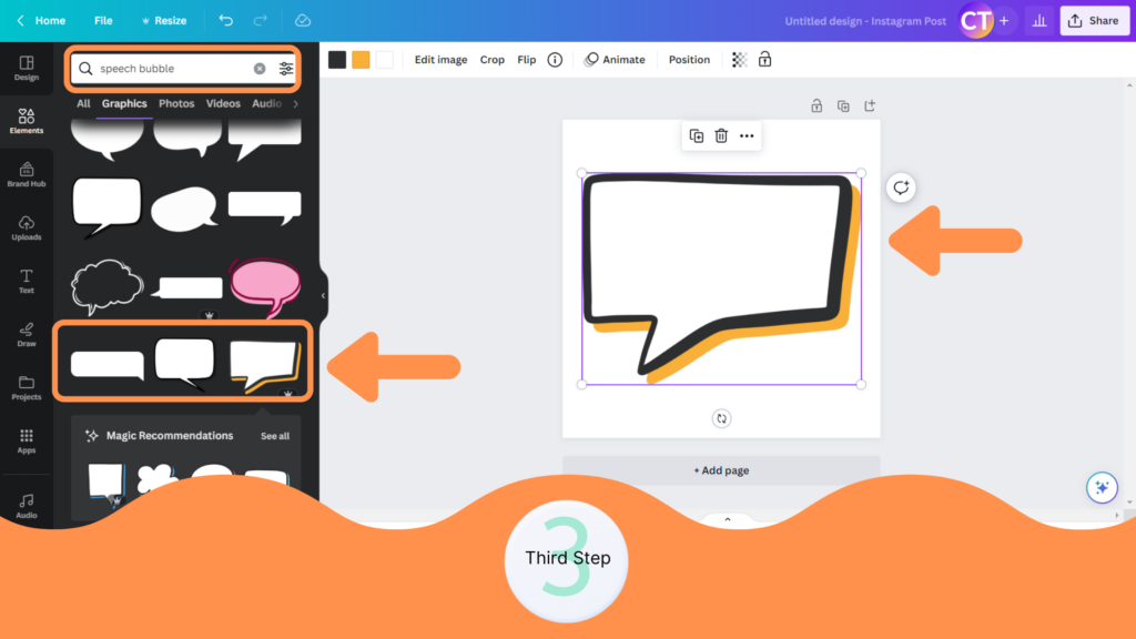 How to Easily Add a Speech Bubble in Canva