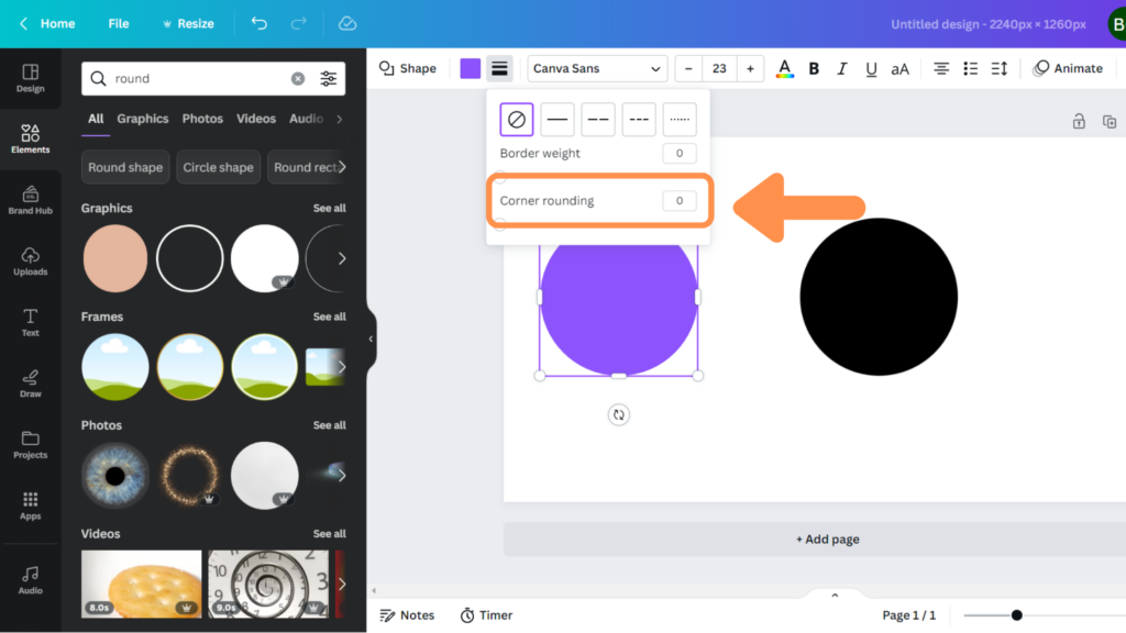 How to Edit Shapes in Canva