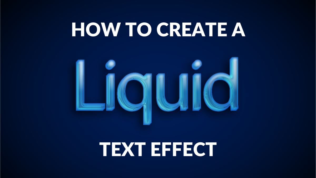 liquid text effect canva