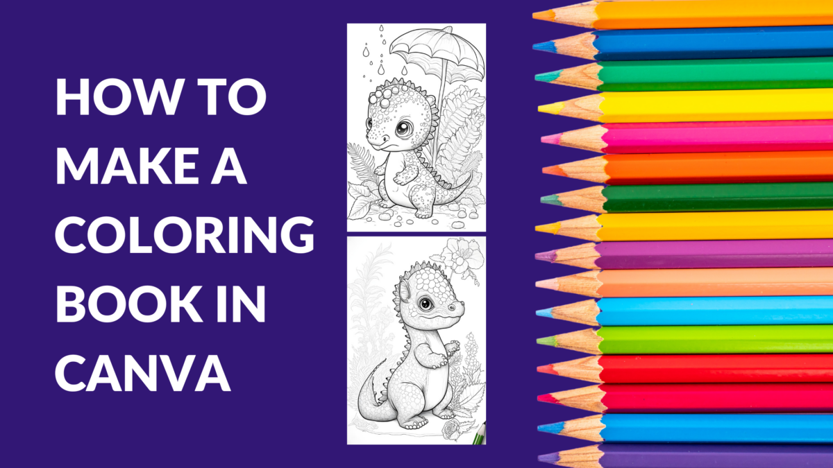 How to Make a Coloring Book in Canva - Template Fonts