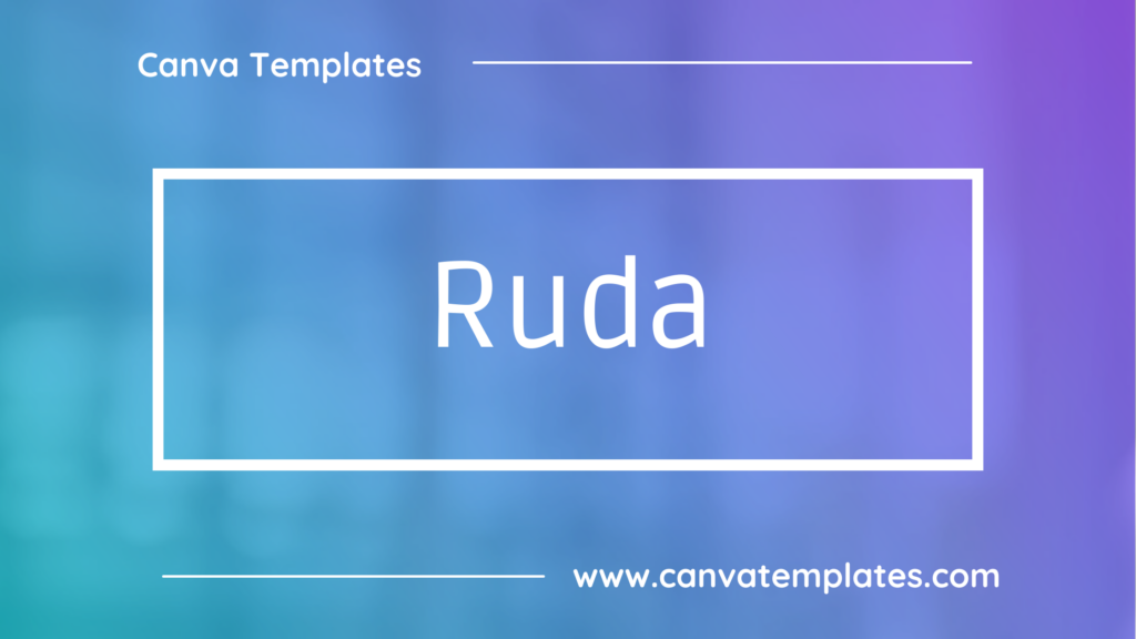 Ruda