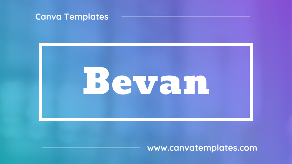 Bevan