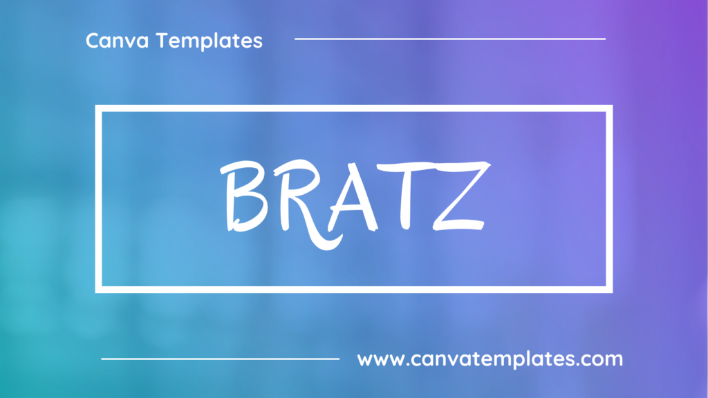 Bratz Font Recreation Using Oregano