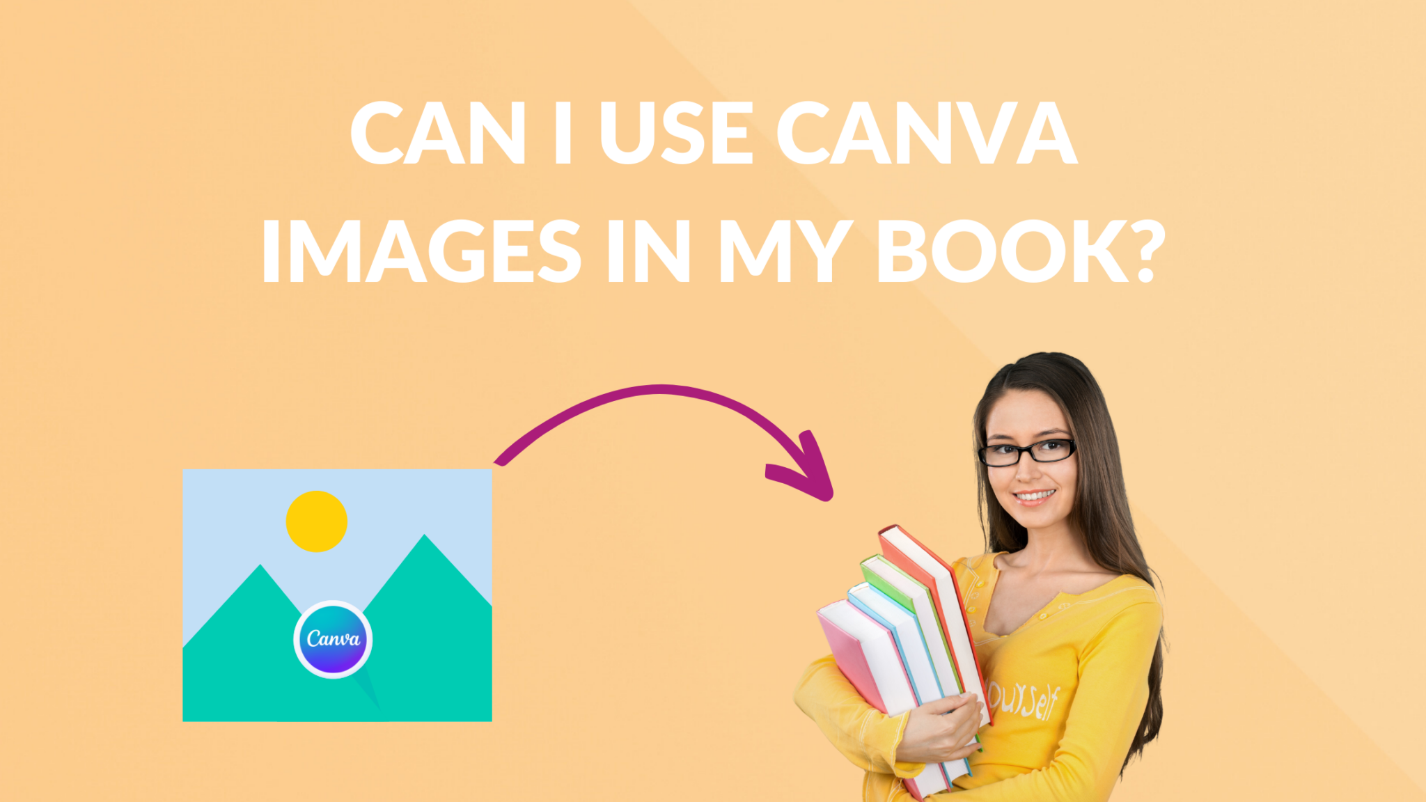 Can i use canva images in my book 
