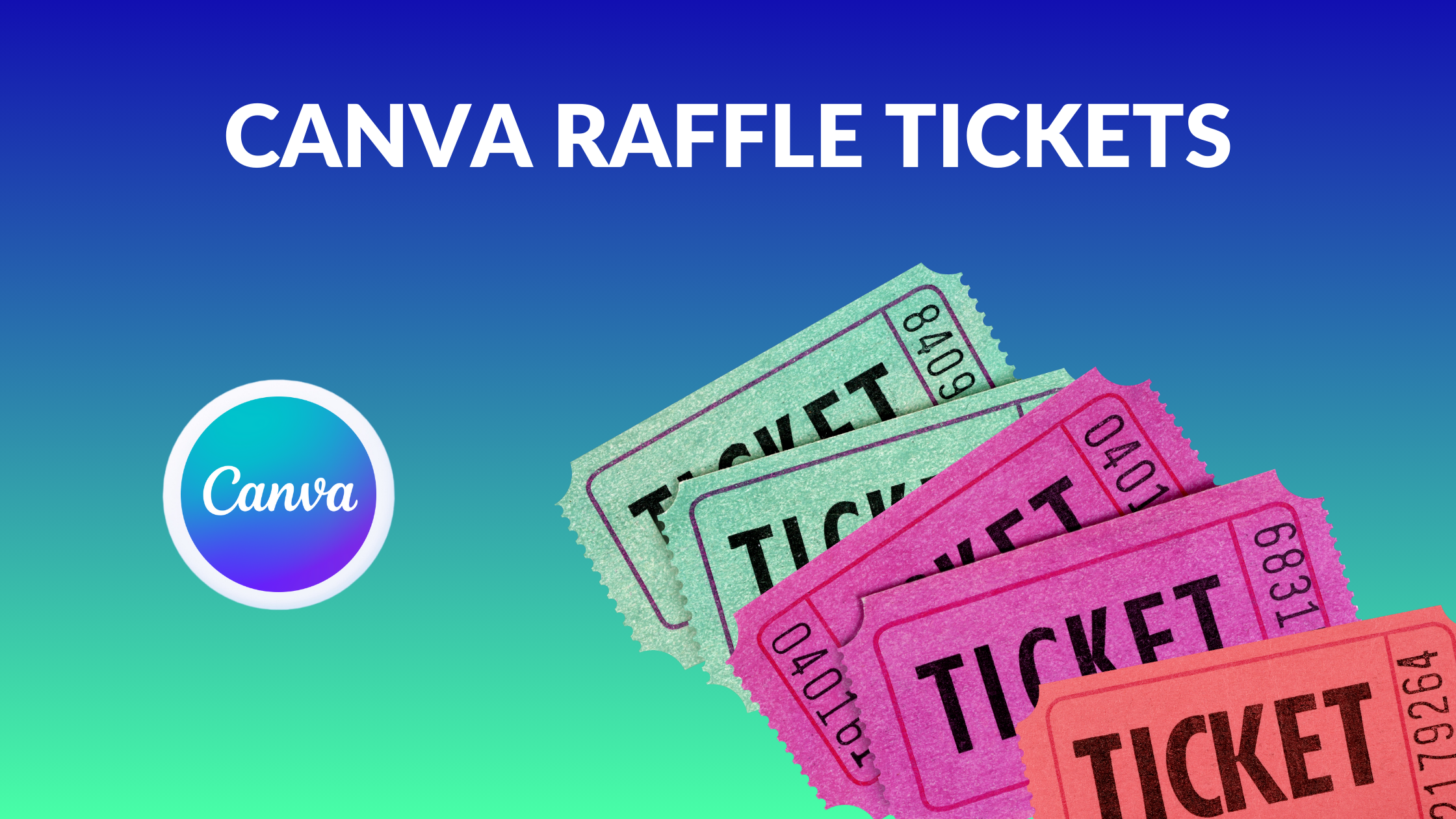 Canva Raffle Tickets