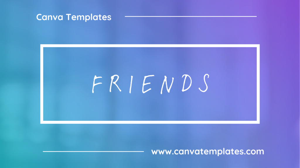 Friends Font in Canva (Closest Font Equivalent)