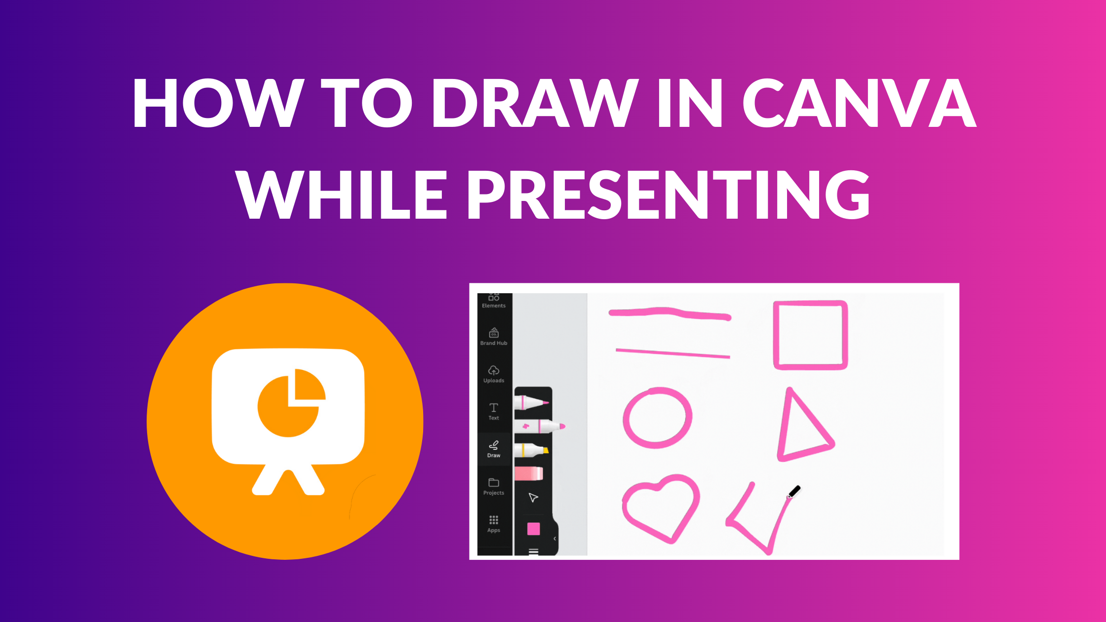 How to Draw in Canva While Presenting