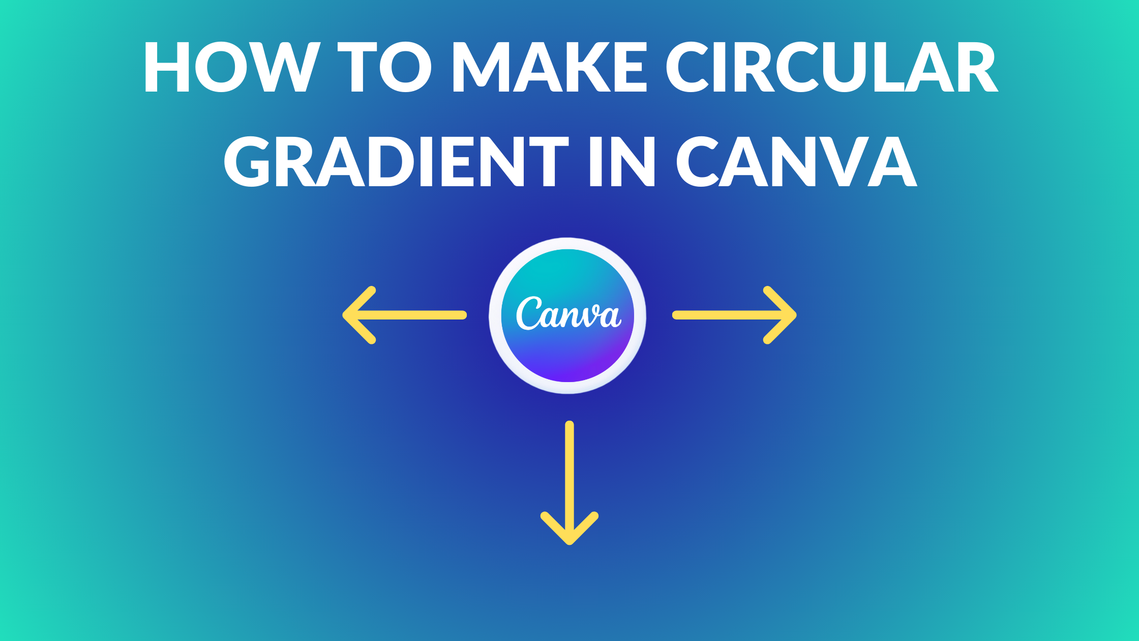 How to Make Circular Gradient in Canva