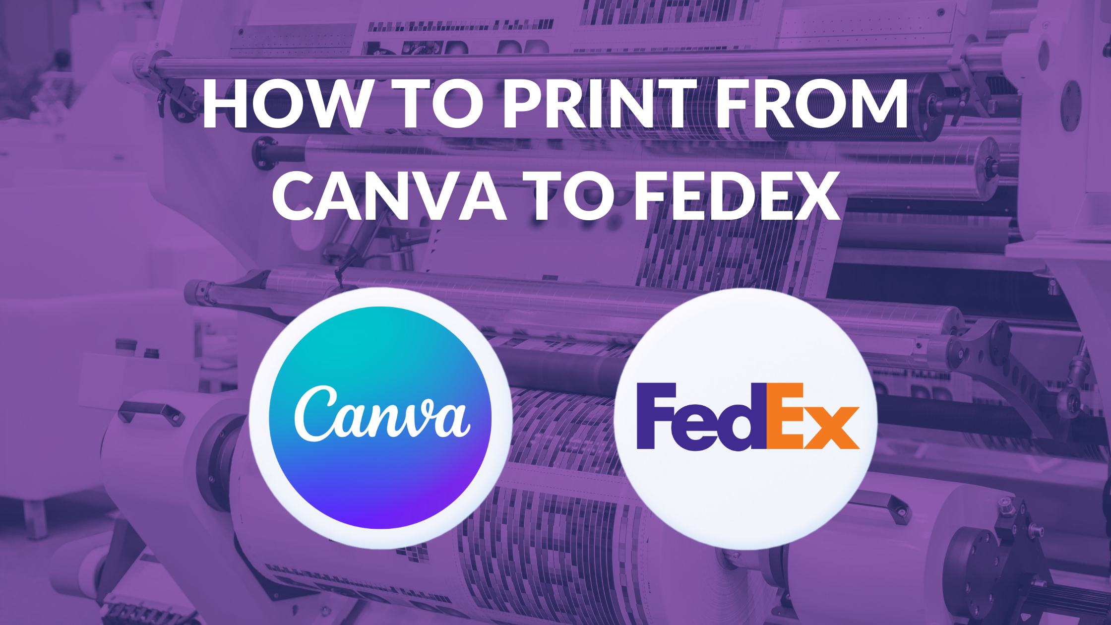 How to Print from Canva to FedEx