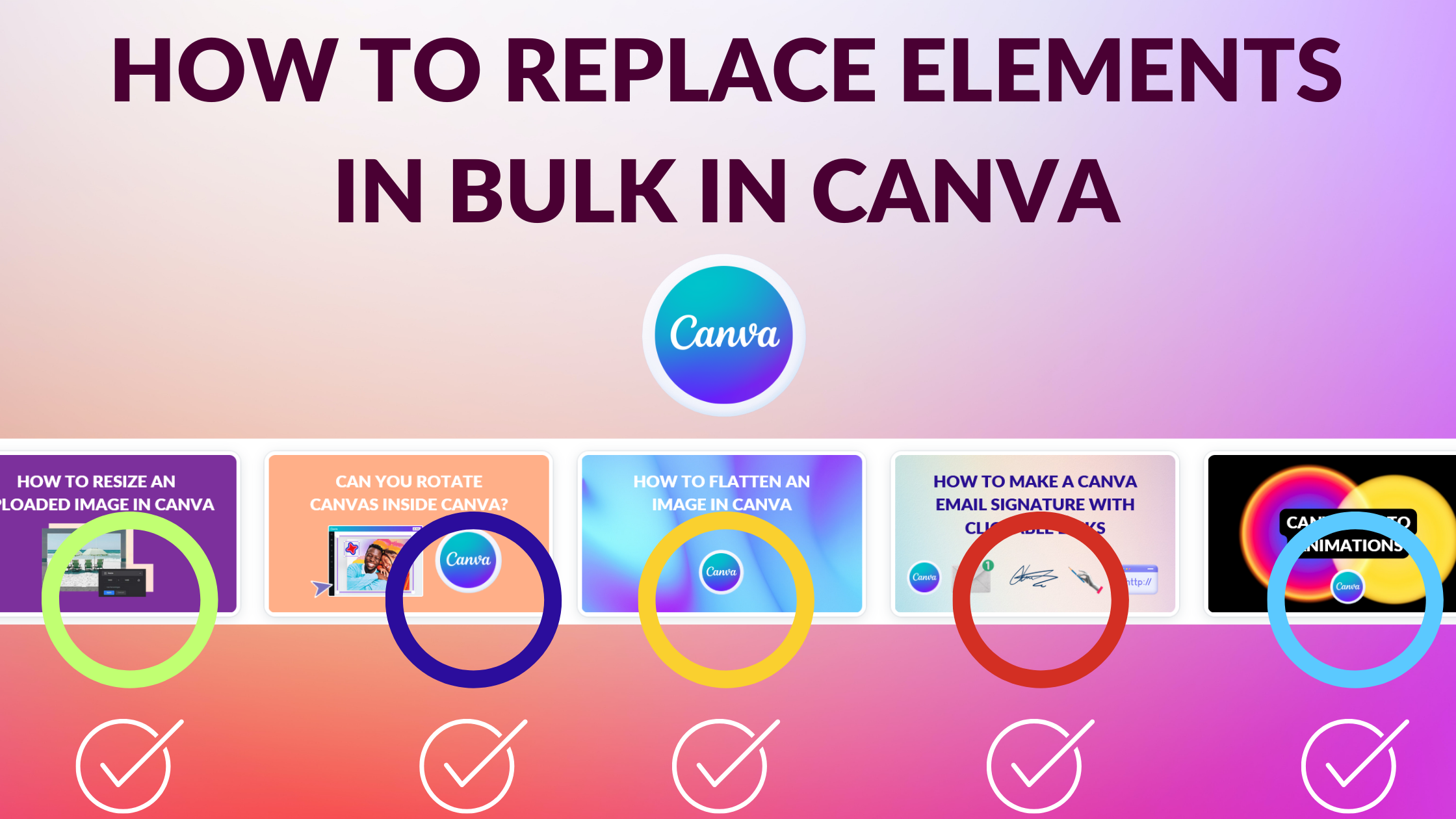 How to Replace Elements in Bulk in Canva