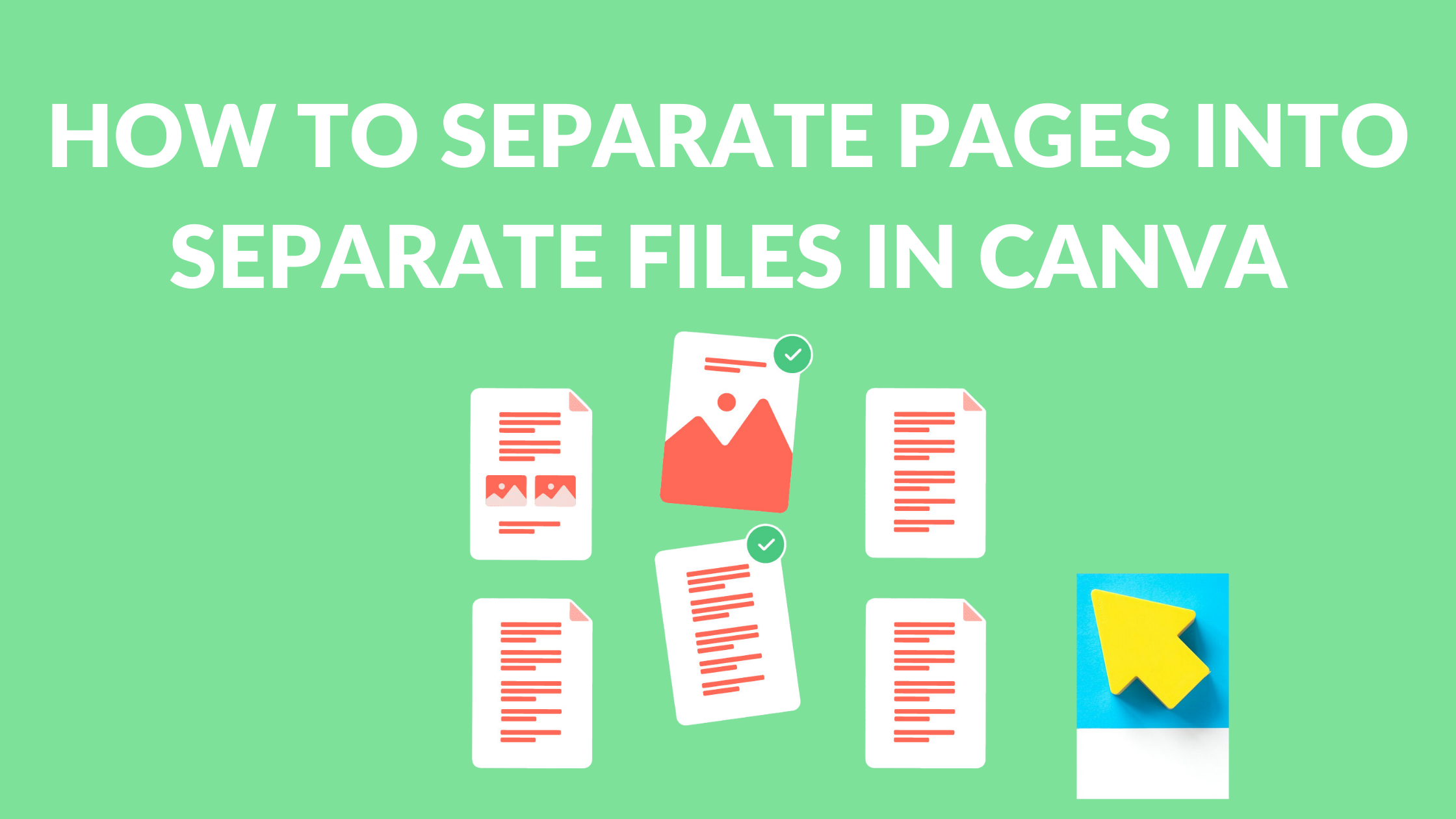 How to Separate Pages into Separate Files in Canva
