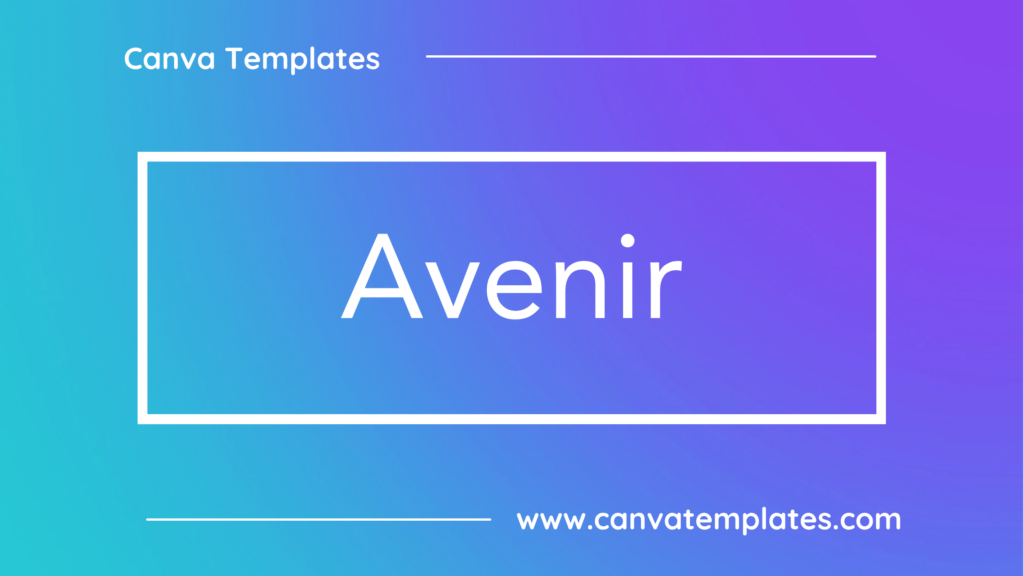 Avenir