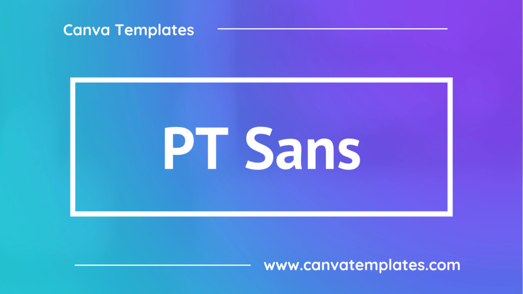 PT Sans