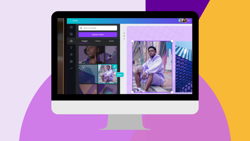 Canva Drag and Drop Image