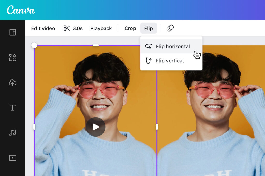 Mirror Video Canva